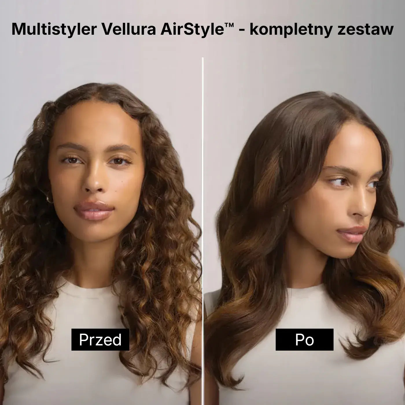 Wielofunkcyjna lokówka Vellura AirStyle™ - kompletny zestaw