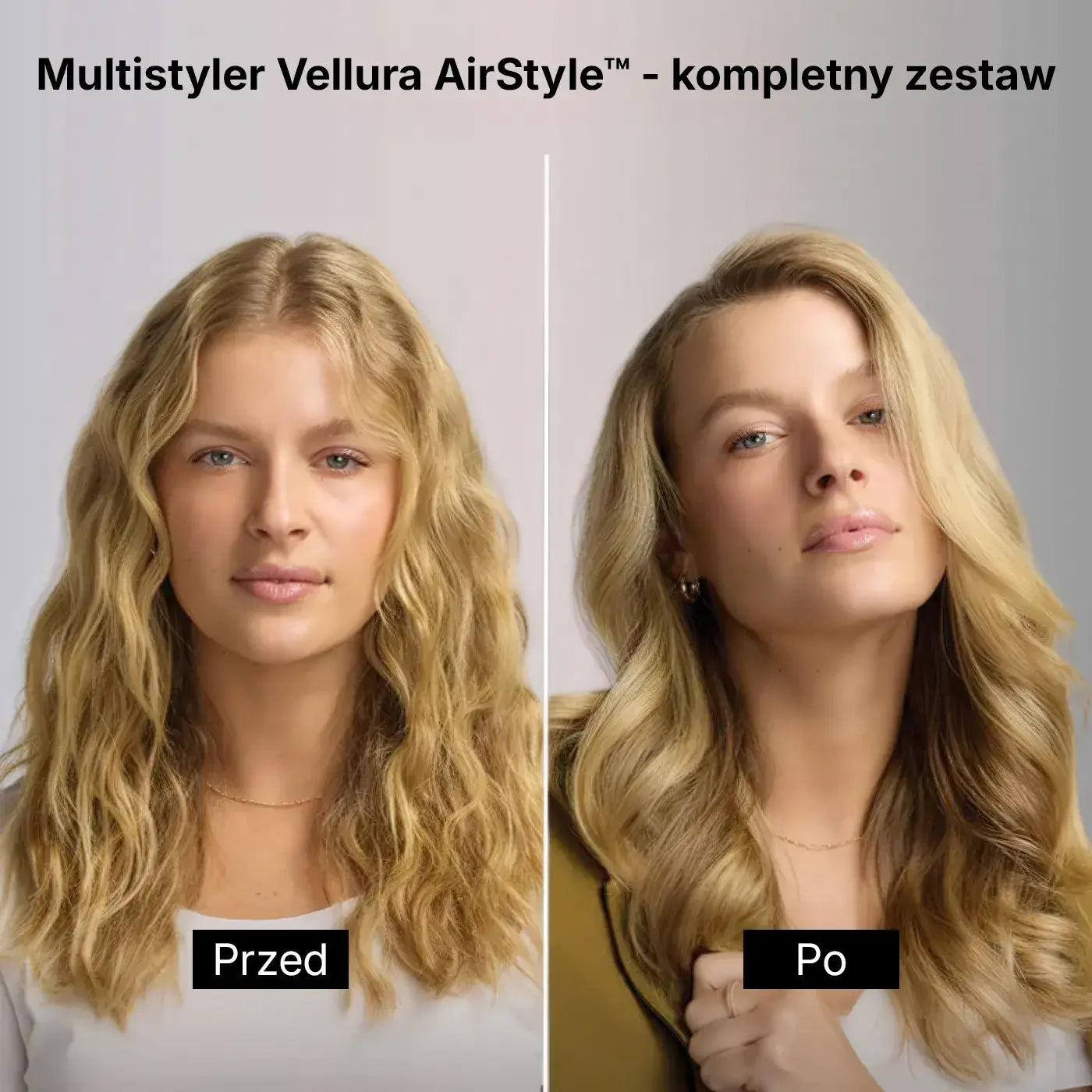 Wielofunkcyjna lokówka Vellura AirStyle™ - kompletny zestaw